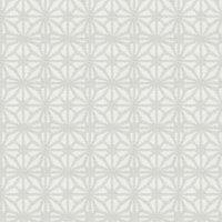 Arthouse Moorish Mosaic Light Grey and Silver Wallpaper