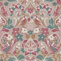 Arthouse Folk Floral Pink Wallpaper