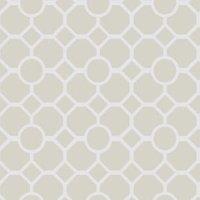 RHS Lattice Fretwork Natural Wallpaper