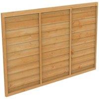 Forest Garden Dip Treated Overlap Fence Panel - 1.83 x 1.2m (6 x 4ft approx)