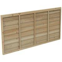 Forest Garden Pressure Treated Overlap Fence Panel - 1.83 x 0.9m (6 x 3ft approx)