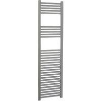 Kudox Chrome Straight Single Panel Vertical Towel Radiator - 1600 x 400mm