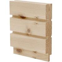 Softwood Castellated T&G Cladding 17 x 94 x 2400mm - Pack of 4