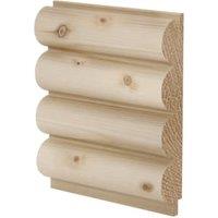 Softwood Mini Round T&G Cladding 17 x 94 x 2400mm - Pack of 4
