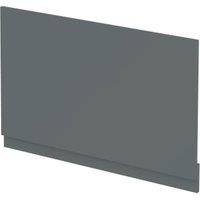 Halite Waterproof Bath End Panel Matt Grey - 900mm