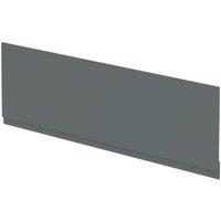 Halite Waterproof Bath Front Panel Matt Grey - 1500mm