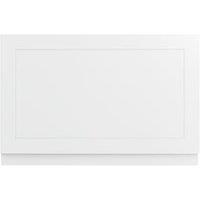 Halite Shaker Style Waterproof Bath End Panel White - 800mm