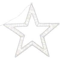 Charles Bentley Indoor Outdoor 50cm Light Up Christmas Star