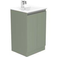 Newland Sage Green Basin Floorstanding Unit - 500mm