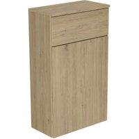Newland Natural Oak WC Unit With Top - 500mm