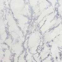 Arthouse Carrara Marble Silver Wallpaper - 10.05m x 53cm