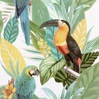 Arthouse Toucan Jungle Multi Wallpaper - 10.05m x 53cm