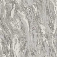 Arthouse Luxe Texture Pewter Wallpaper - 10.05m x 53cm