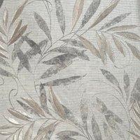 Arthouse Luxury Leaf Soft Silver Wallpaper - 10.05m x 53cm