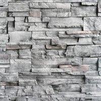 Arthouse Slate Wall Grey Wallpaper - 10.05m x 53cm