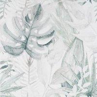 Arthouse Chalky Tropical Soft Navy Wallpaper - 10.05m x 53cm