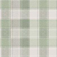 Arthouse Country Check Sage Wallpaper - 10.05m x 53cm