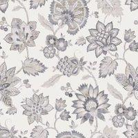 Arthouse Soft Jacobean Trail Soft Grey Wallpaper - 10.05m x 53cm
