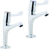 Wickes Modena Pillar Kitchen Sink Tap - Chrome