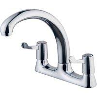 Wickes Modena Deck Kitchen Sink Mixer Tap - Chrome
