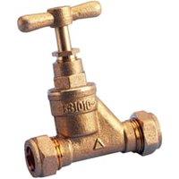 Primaflow Brass Compression Stop Cock - 15mm