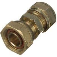 Primaflow Brass Compression Straight Tap Connector - 19 x 22mm