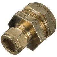 Primaflow Brass Compression Reducer Coupling 15 x 10mm - Pack of 2