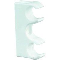 Primaflow Parallel Double Pipe Clips - 15mm - Pack of 4