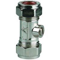Primaflow Chrome Plated Isolating Valve - 15mm Pack Of 10