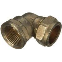 Primaflow Brass Compression Female Elbow - 13 x 15mm
