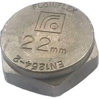 Primaflow Brass Compression Blanking Cap - 22mm