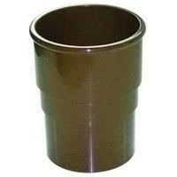 FloPlast 50mm Brown MiniFlo Downpipe Pipe Socket