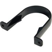 FloPlast 68mm Black Half Round Downpipe Clip