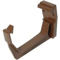 FloPlast 114mm Brown Square Line Gutter Fascia Bracket