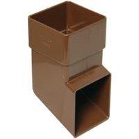 FloPlast 65mm Brown Square Line Downpipe Shoe