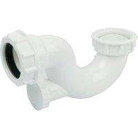 FloPlast TSB42 White Shallow Bath Trap - 40mm