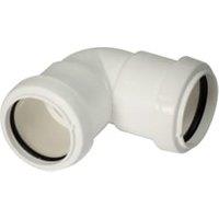 FloPlast WP10W White Push-Fit Waste 90 Bend - 32mm