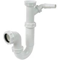 FloPlast TW473 White Telescopic Appliance Half Trap - 40mm