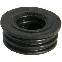 FloPlast 32mm Black Boss Pipe Rubber Adaptor