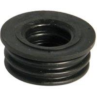 FloPlast 40mm Black Boss Pipe Rubber Adaptor