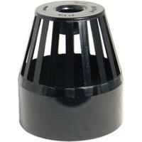 FloPlast Black Soil Pipe Vent Terminal - 110mm
