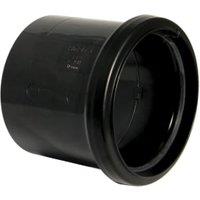 FloPlast 110mm Black Single Socket Coupling