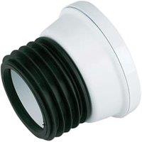 FloPlast Straight Soil Pan Connector - White