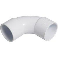 FloPlast WS15W White Solvent Weld Waste 92.5 Bend - 40mm