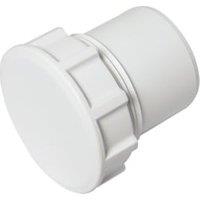 FloPlast WS31W White Solvent Weld Waste Access Plug - 40mm