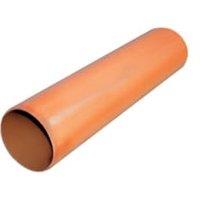FloPlast 110mm Terracotta Underground Drainage Pipe - 3m