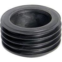 FloPlast 110mm Black Universal Rainwater Underground Drainage Adaptor