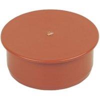 FloPlast 110mm Terracotta Socket Plug