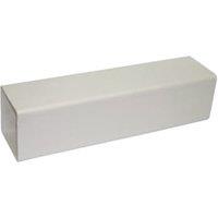 FloPlast 65mm White Square Line Downpipe - 2.5m