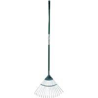 Wickes Carbon Steel Garden Lawn Rake - 1625mm